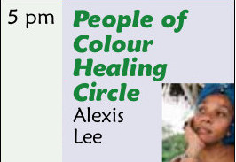 Schedule, Sunday, 5pm - Healing dome