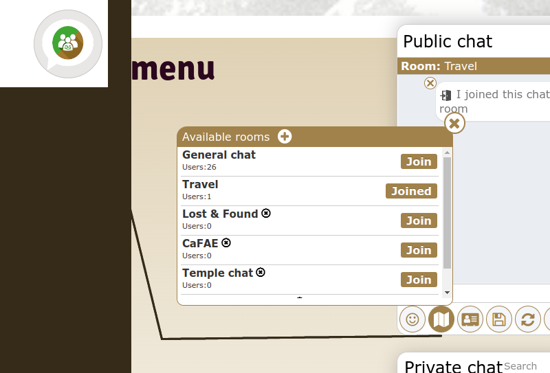 Did you know we have a 'Travel' room in our real time chat. Click the chat icon then Select your room